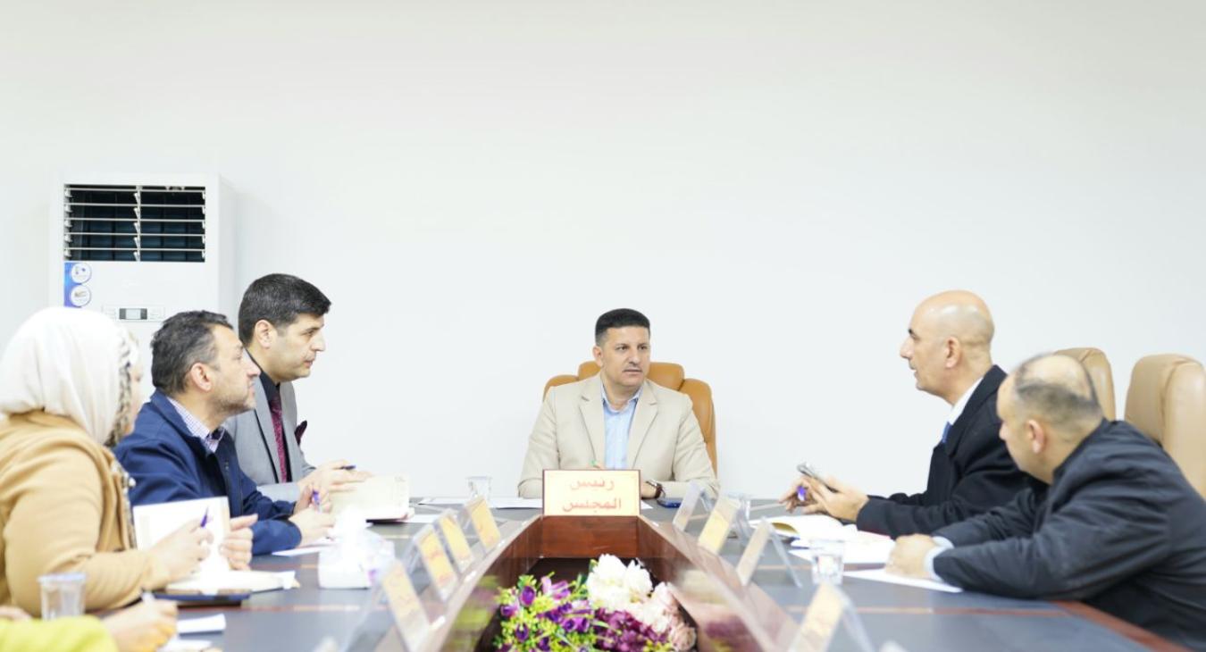 Scientific Committee Meeting Chaired by the Dean of the College